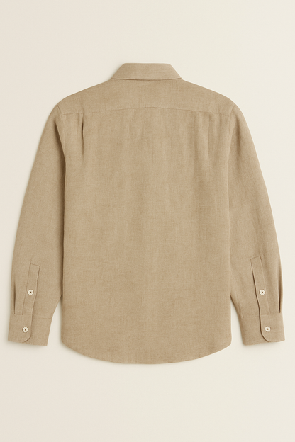 100% Linen Long-Sleeve Shirts — Pack of 6